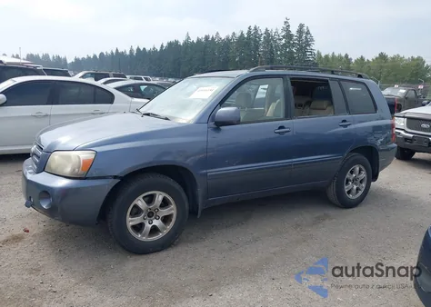 2006 Toyota Highlander V6 из США, поврежденный, VIN JTEDP21A960103468